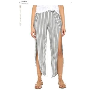 Striped Slit Pants by Free People